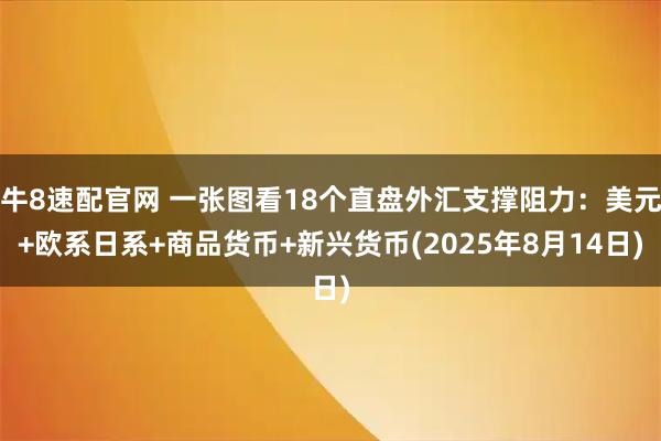 牛8速配官网 一张图看18个直盘外汇支撑阻力：美元+欧系日系+商品货币+新兴货币(2025年8月14日)